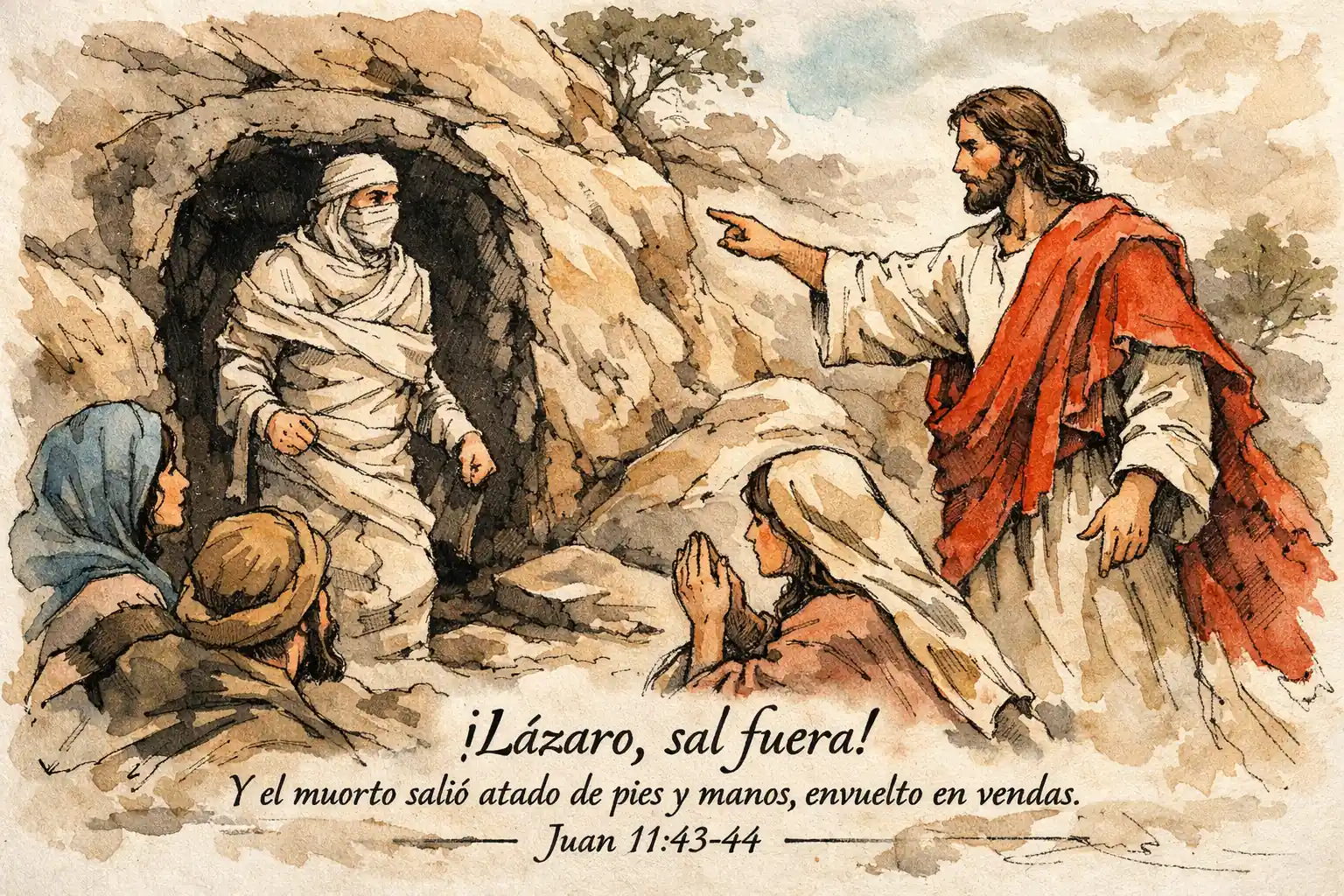 La muerte y resurrección de Lázaro